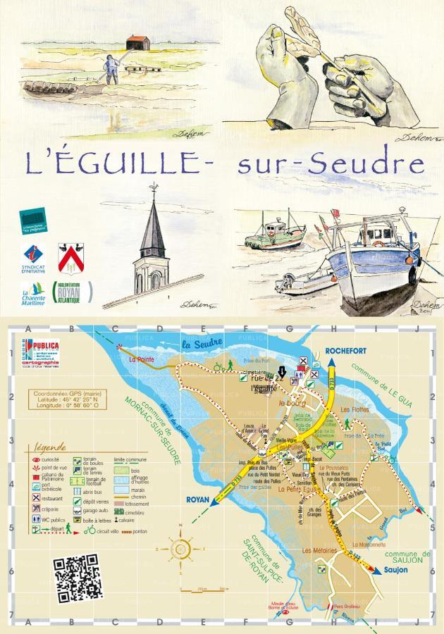 Villa Le Marais LʼÉguille Esterno foto